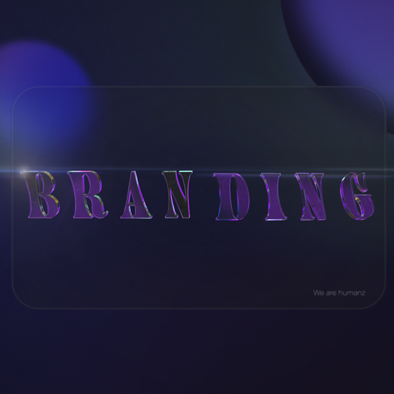 branding in 3D with colors